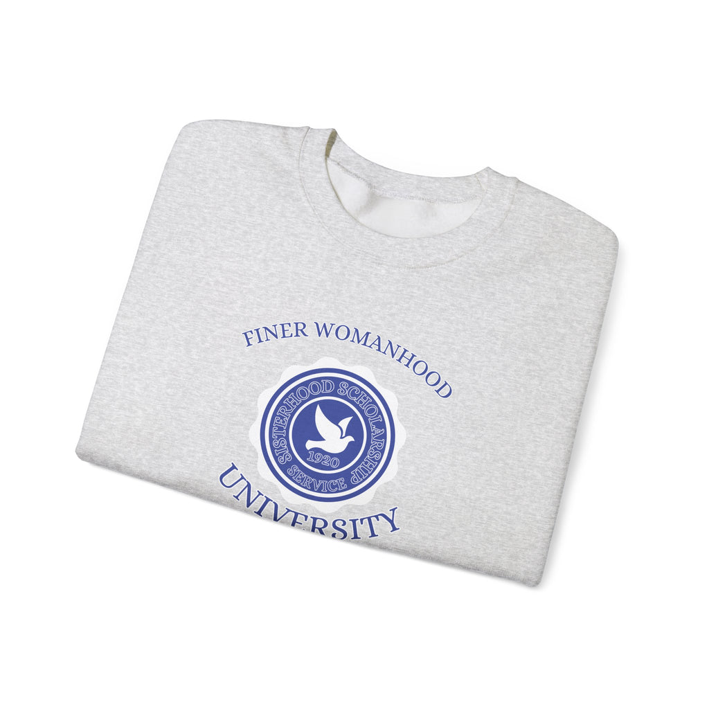 Finer Womanhood University Sweatshirt | Sophisticated Sorority-Inspired Streetwear