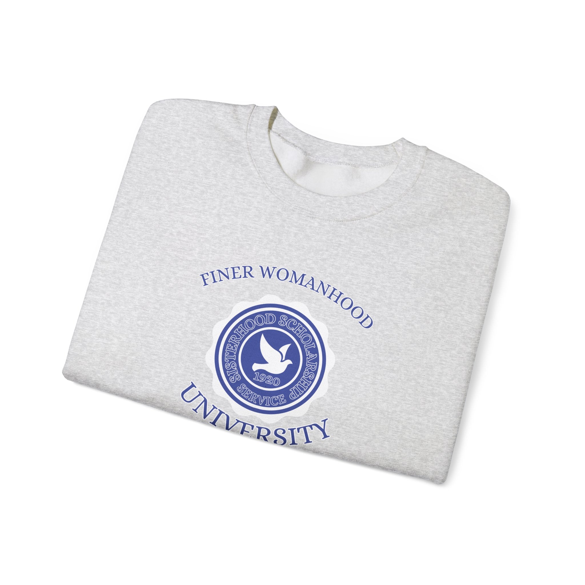 Finer Womanhood University Sweatshirt | Sophisticated Sorority-Inspired Streetwear