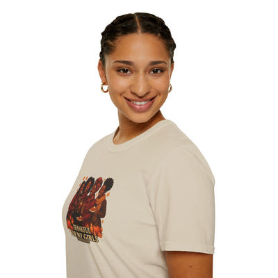 Thankful For My Girls T-Shirt | Friendsgiving & Thanksgiving Celebration Tee