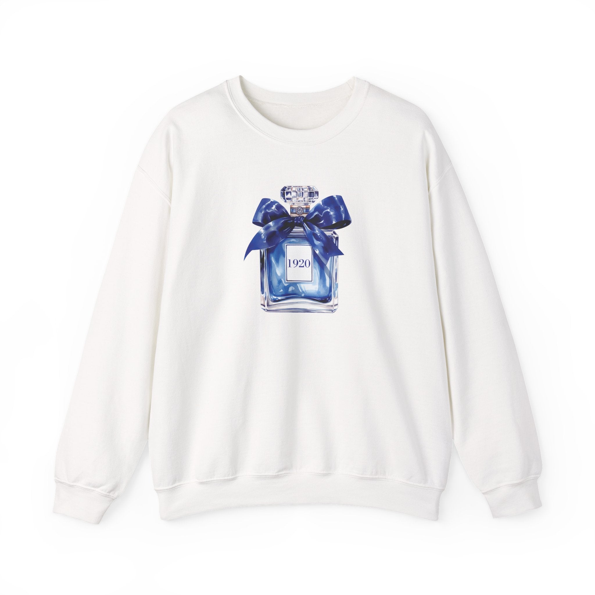 1920 Inspired Perfume Bottle Sweatshirt | Elegant Sorority-Inspired Fashion