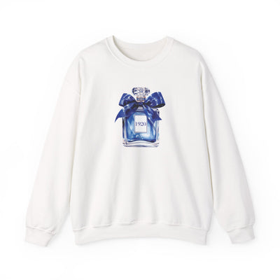 1920 Inspired Perfume Bottle Sweatshirt | Elegant Sorority-Inspired Fashion