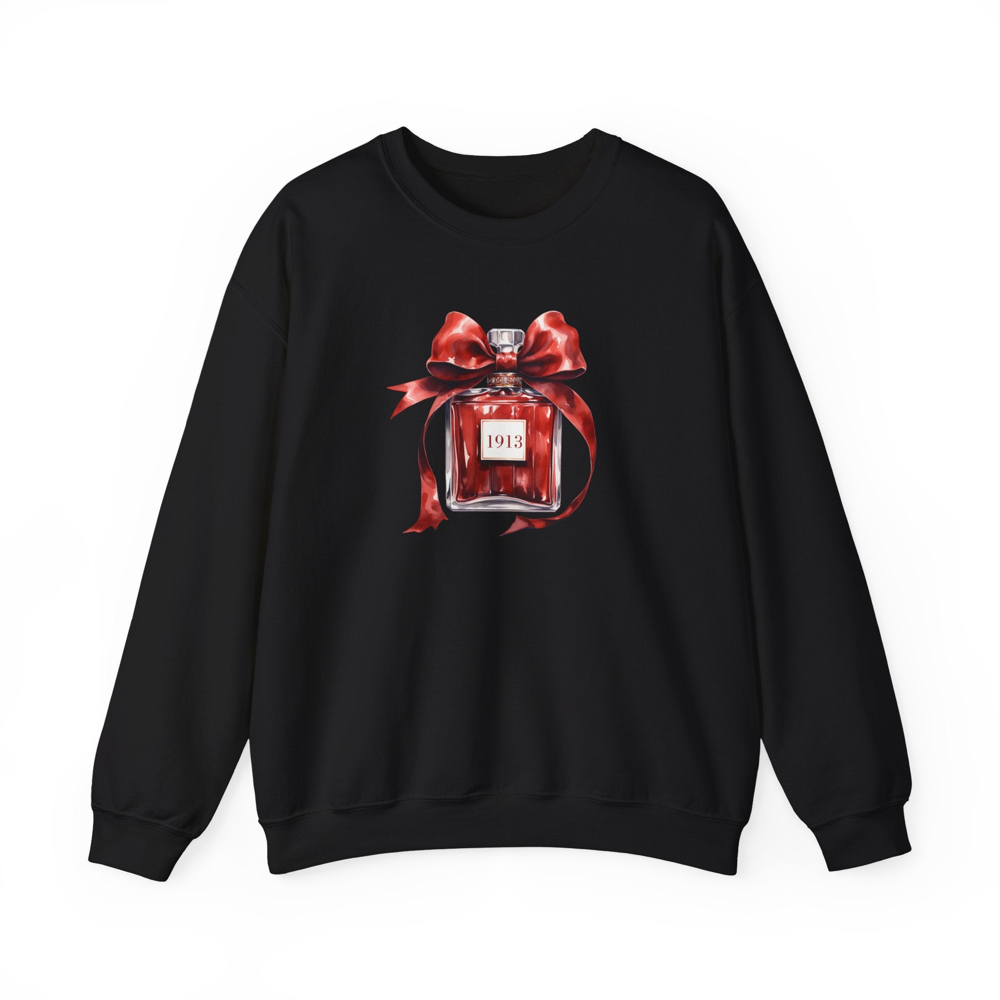 1913 Inspired Perfume Bottle Sweatshirt | Bold, Elegant Sorority-Inspired Style