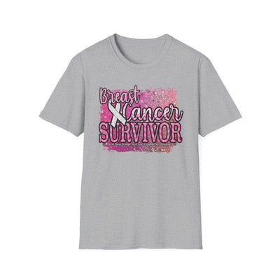 Empowered Survivor | Breast Cancer Awareness T-shirt for Women