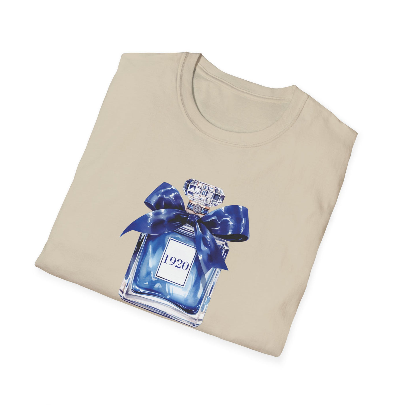 1920 Inspired Perfume Bottle T-Shirt | Chic Sorority-Inspired Tee for Everyday Wear