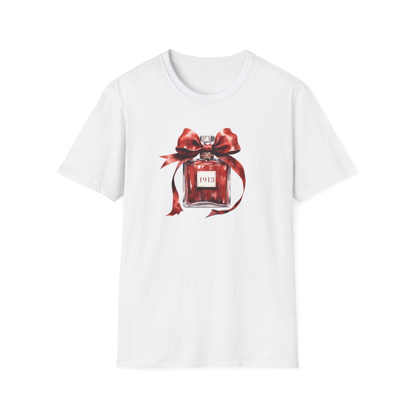 1913 Inspired Perfume Bottle T-Shirt | Chic Sorority-Inspired Tee for Everyday Confidence