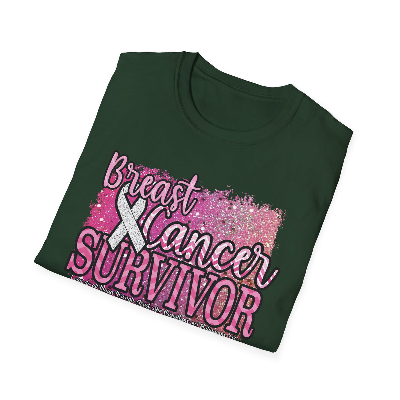 Empowered Survivor | Breast Cancer Awareness T-shirt for Women