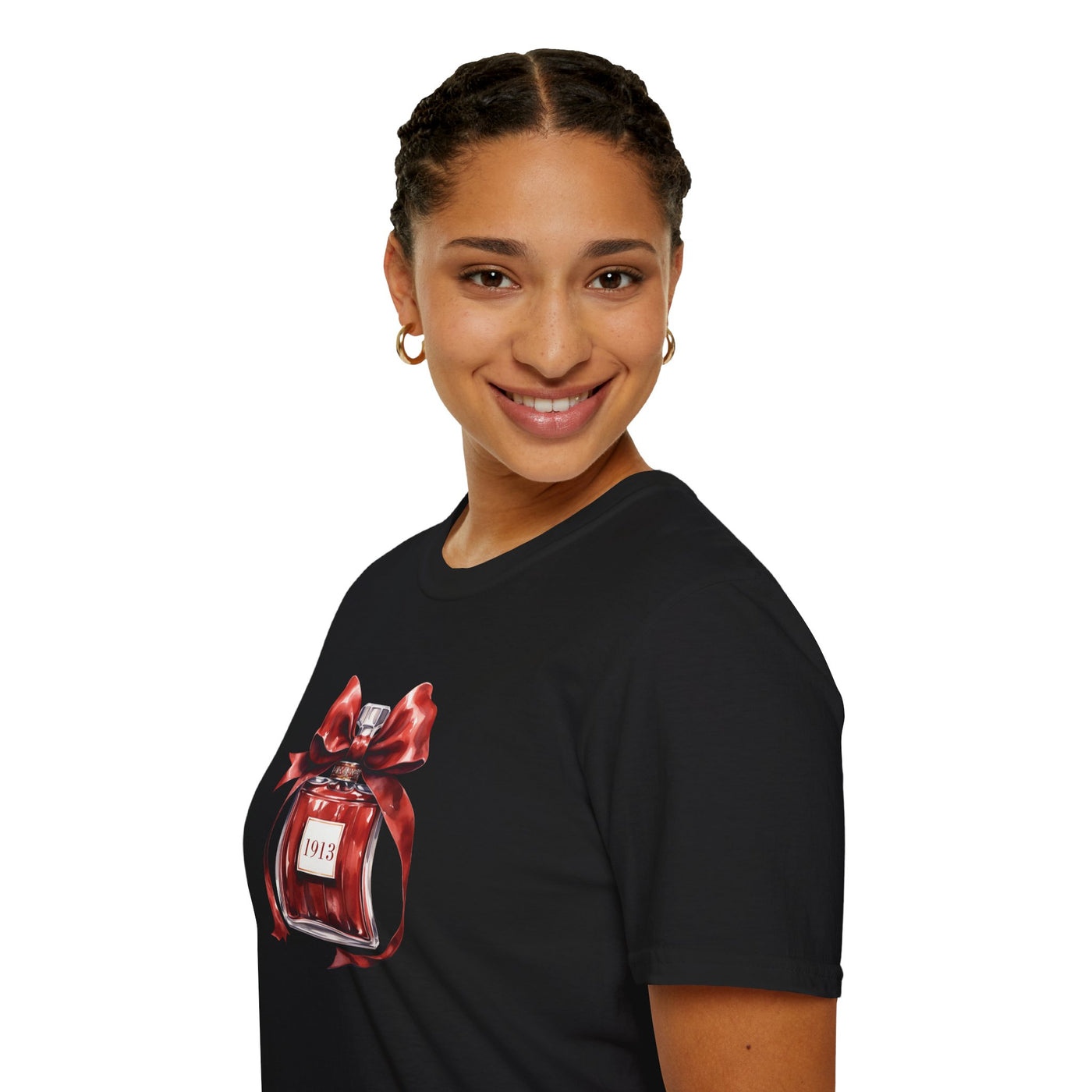 1913 Inspired Perfume Bottle T-Shirt | Chic Sorority-Inspired Tee for Everyday Confidence