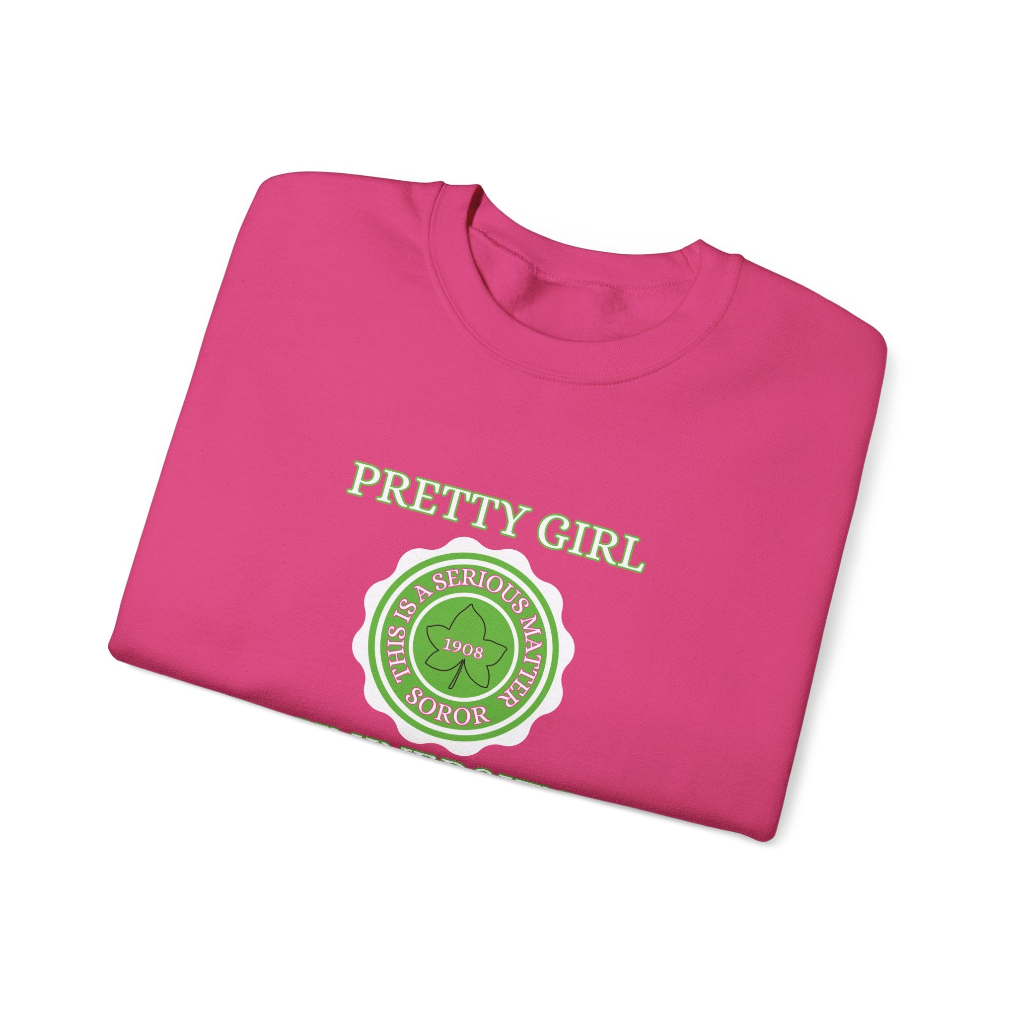 Pretty Girl University Sweatshirt | Elegant Sorority-Inspired Fall Fashion