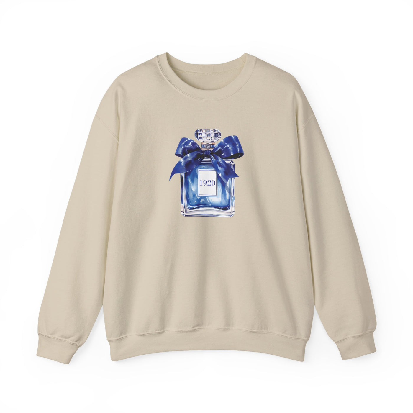 1920 Inspired Perfume Bottle Sweatshirt | Elegant Sorority-Inspired Fashion