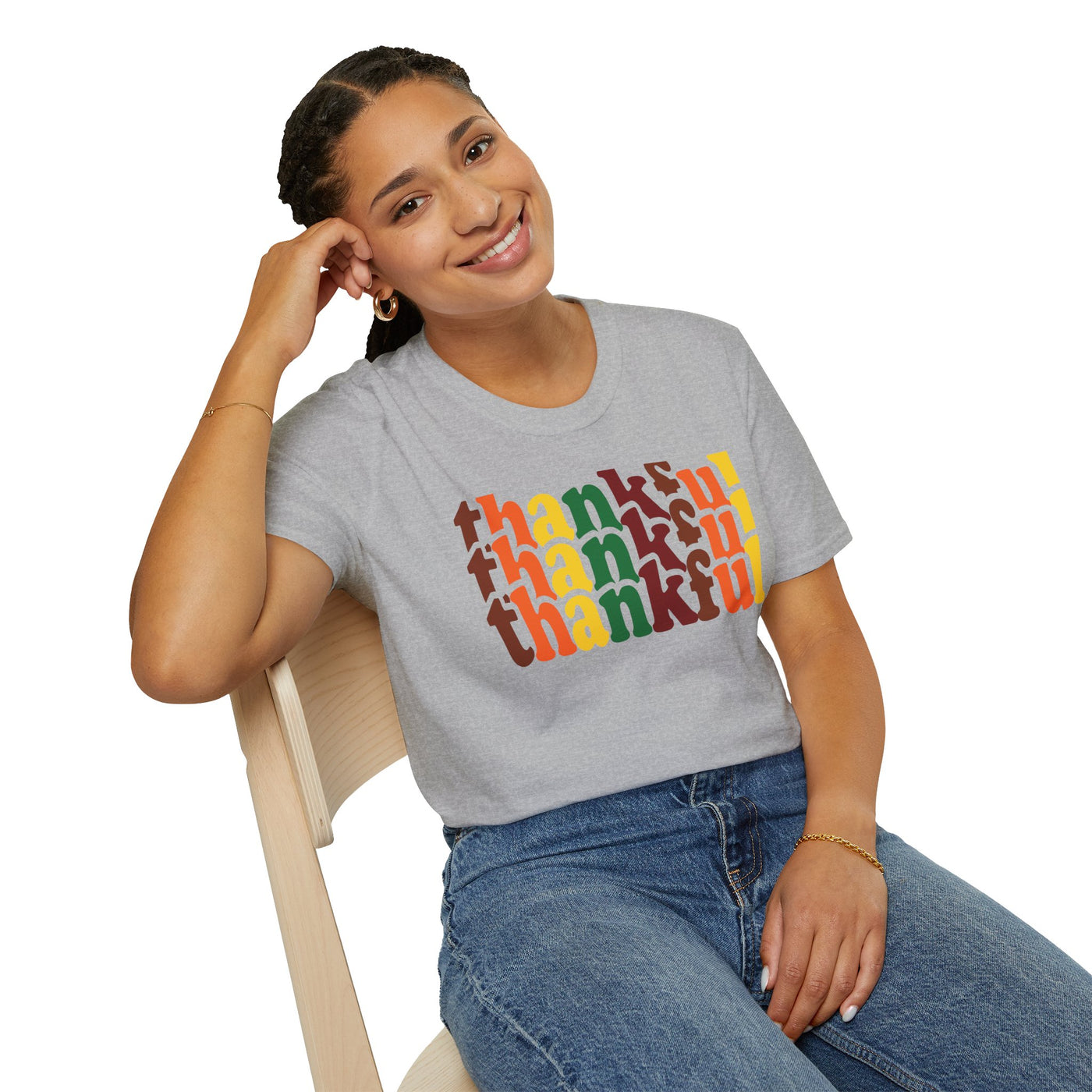Thankful Vibes Tee – Celebrate Gratitude in Style