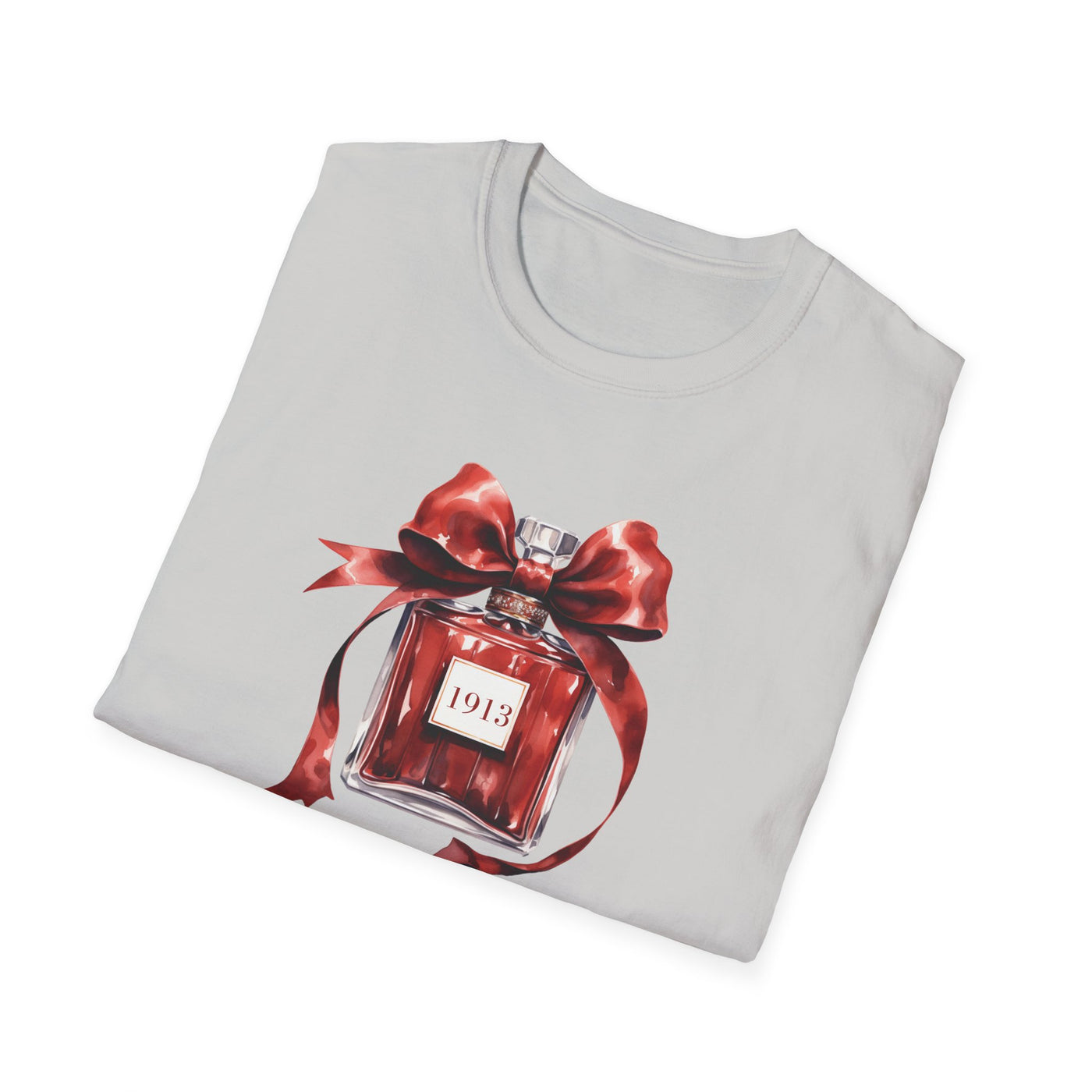 1913 Inspired Perfume Bottle T-Shirt | Chic Sorority-Inspired Tee for Everyday Confidence