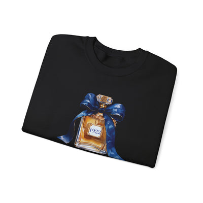 1922 Inspired Perfume Bottle Sweatshirt | Chic Sorority-Inspired Fall Fashion