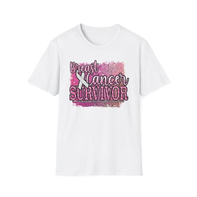 Empowered Survivor | Breast Cancer Awareness T-shirt for Women