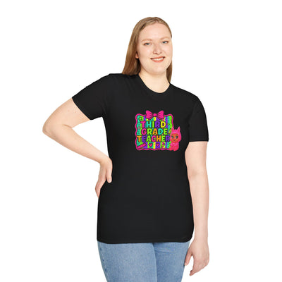 3rd Grade Teacher Tee – Vibrant Back to School Shirt for Educators