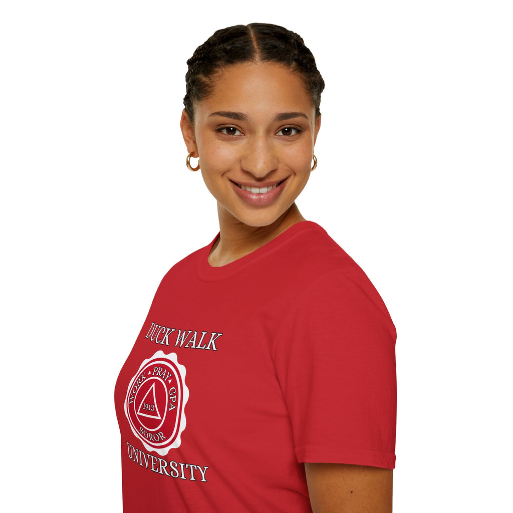 Duck Walk University T-Shirt | Stylish Sorority-Inspired Tee for Everyday Power