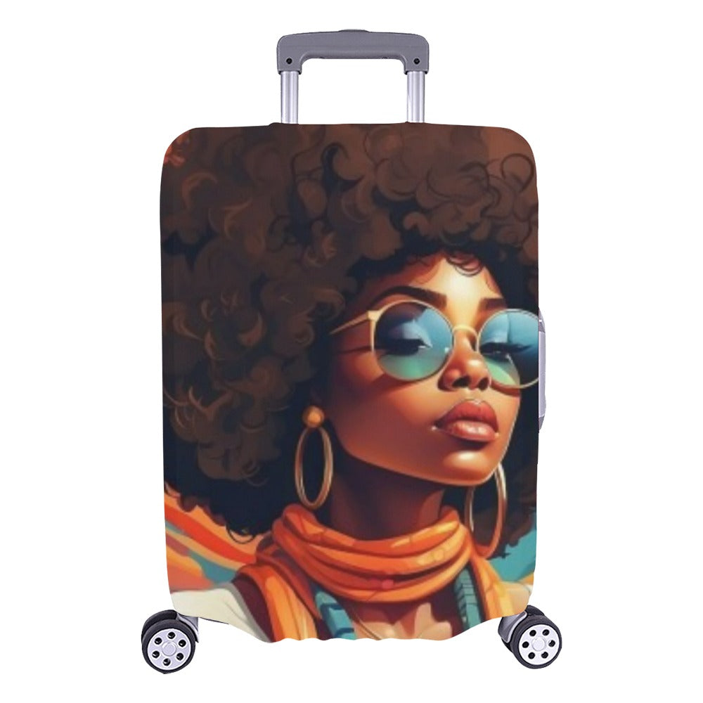 Custom Luggage Cover – Custom Photo Suitcase Protector for Travelers & College Move‑In