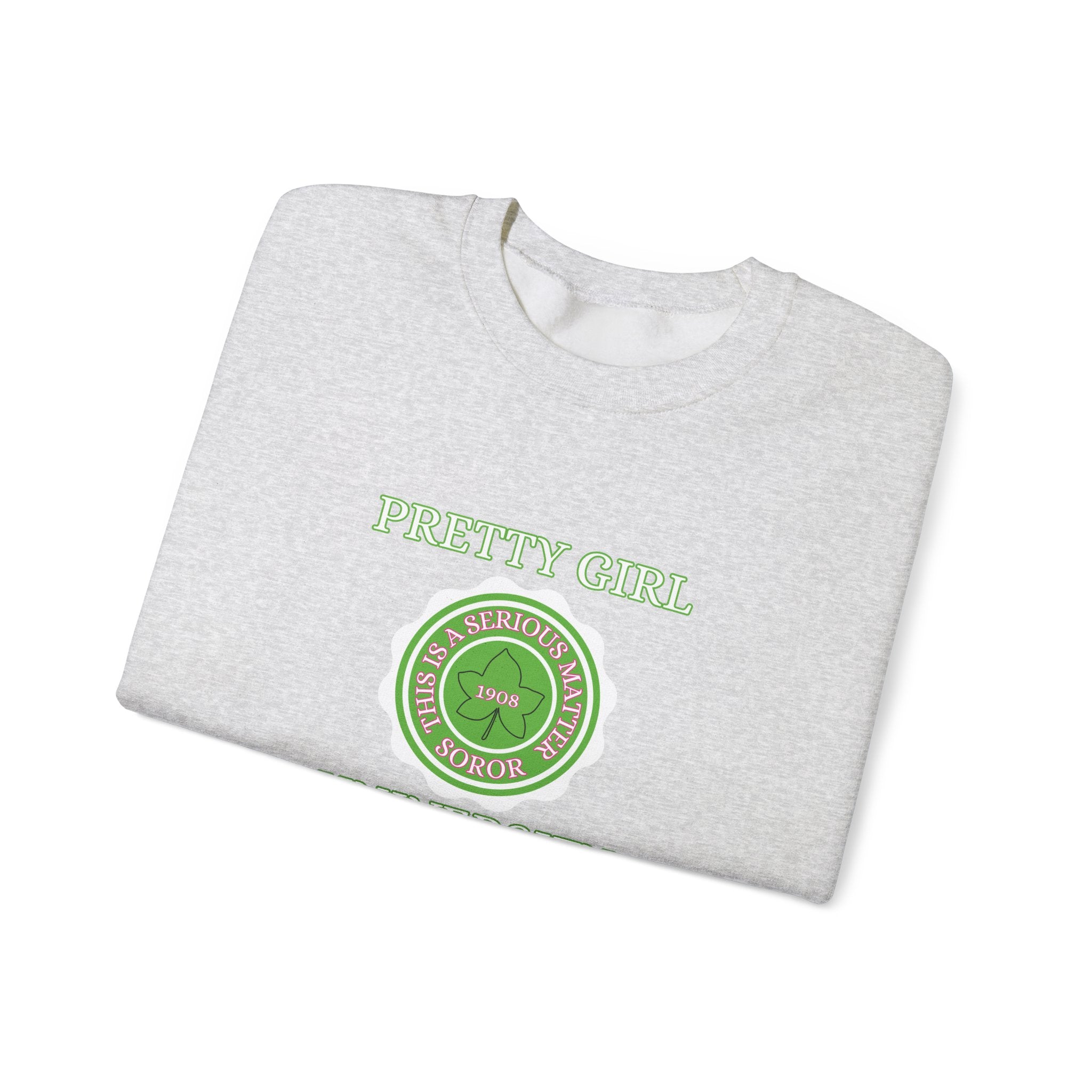 Pretty Girl University Sweatshirt | Elegant Sorority-Inspired Fall Fashion