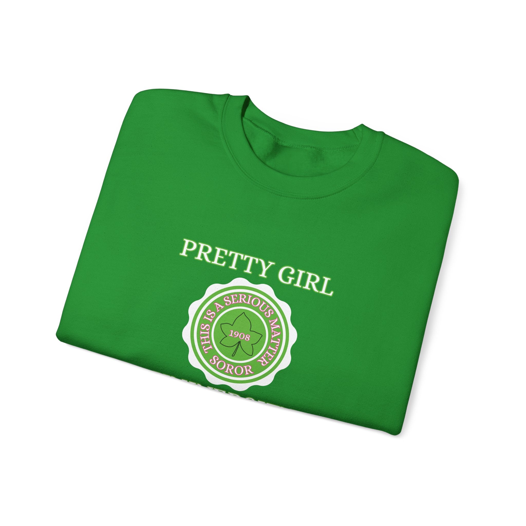 Pretty Girl University Sweatshirt | Elegant Sorority-Inspired Fall Fashion