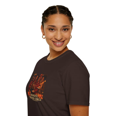 Thankful For My Girls T-Shirt | Friendsgiving & Thanksgiving Celebration Tee