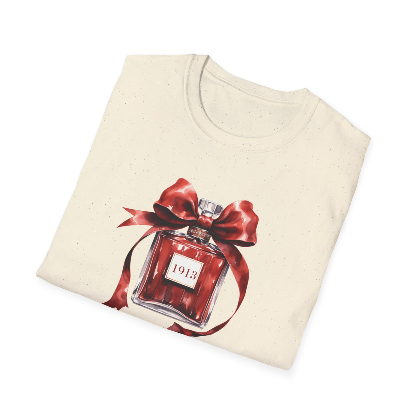 1913 Inspired Perfume Bottle T-Shirt | Chic Sorority-Inspired Tee for Everyday Confidence