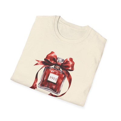 1913 Inspired Perfume Bottle T-Shirt | Chic Sorority-Inspired Tee for Everyday Confidence
