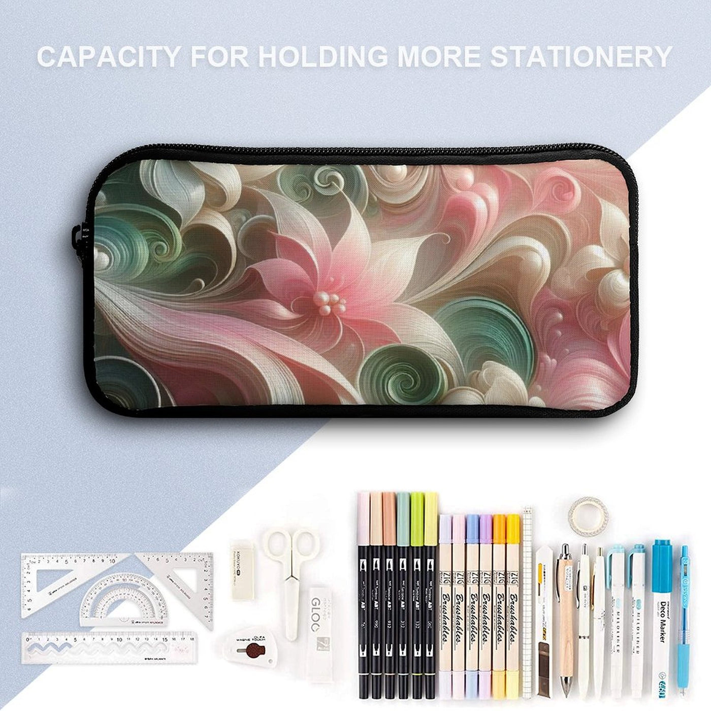 Customizable 3-Piece Floral Backpack Bundle