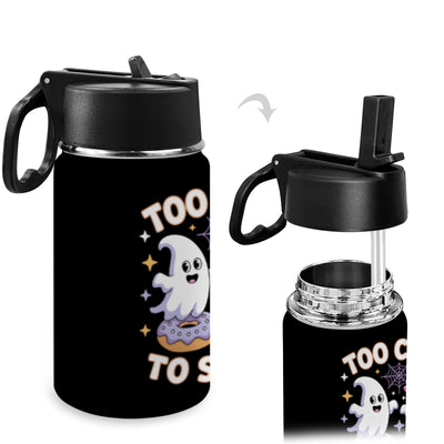 “Too Cute to Spook” Kids Halloween Tumbler
