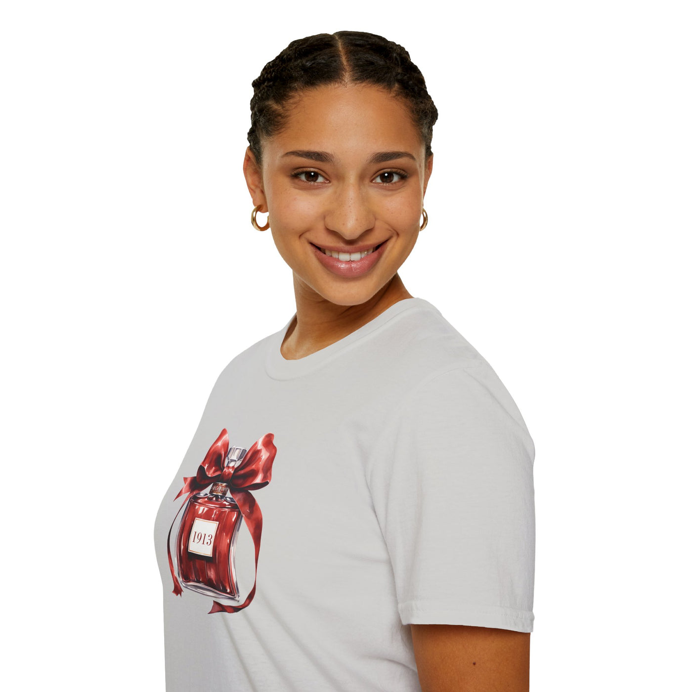 1913 Inspired Perfume Bottle T-Shirt | Chic Sorority-Inspired Tee for Everyday Confidence