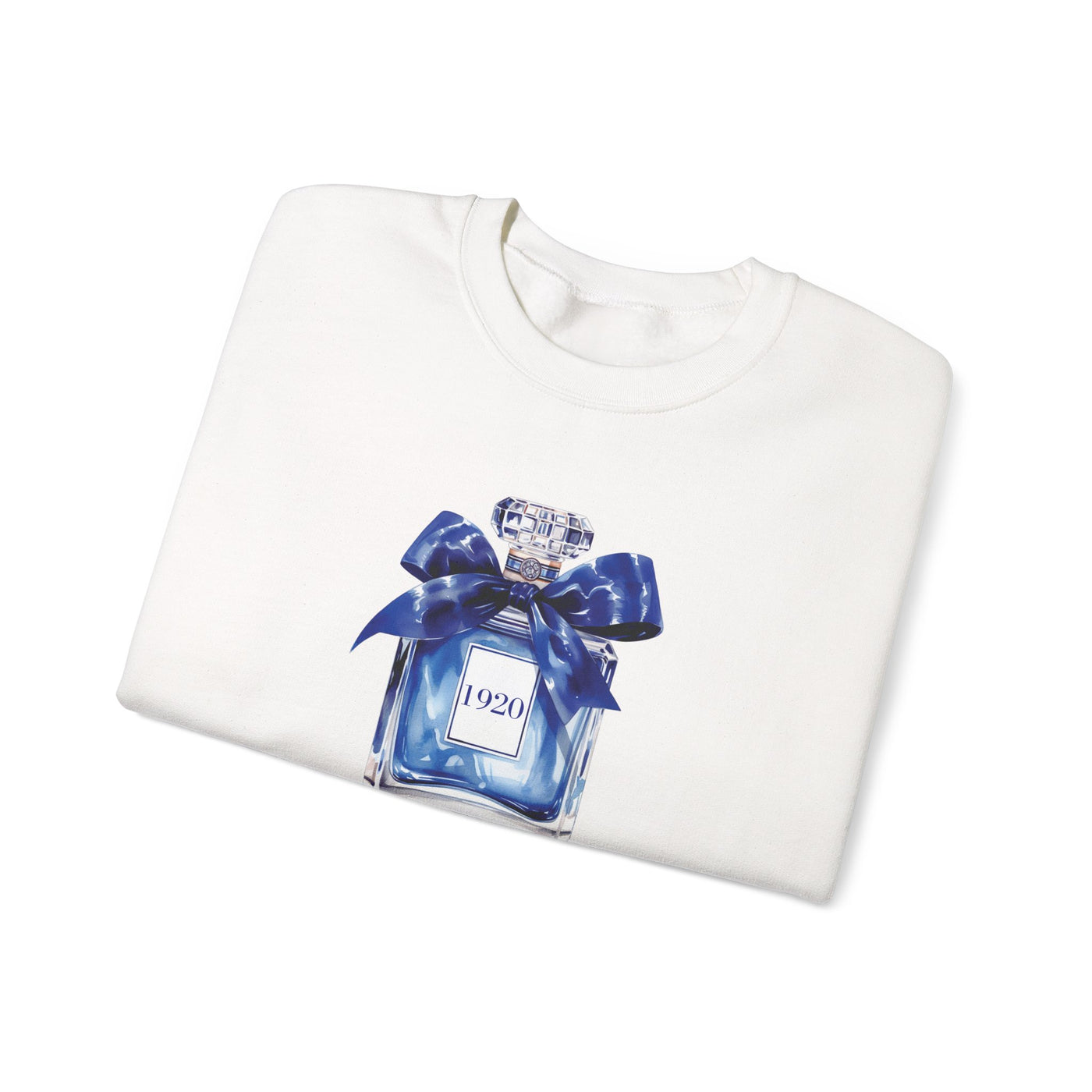 1920 Inspired Perfume Bottle Sweatshirt | Elegant Sorority-Inspired Fashion