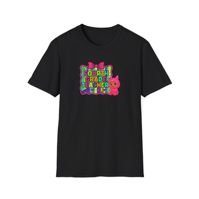 4th Grade Teacher Vibes Tee – Back to School Fun Shirt for Educators