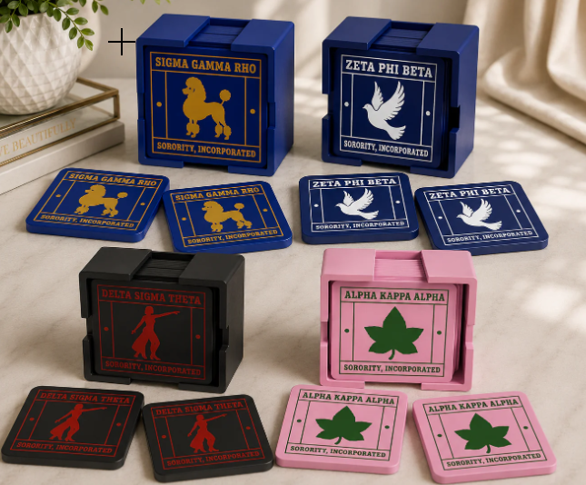 Divine Nine Inspired Coaster Set