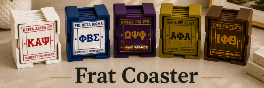 Divine Nine Inspired Coaster Set