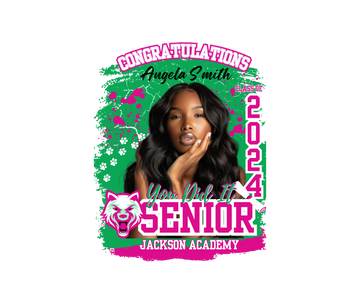 Pink Graduation Editable Design