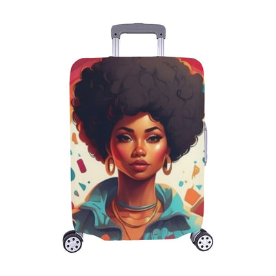 Custom Luggage Cover – Custom Photo Suitcase Protector for Travelers & College Move‑In