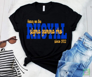 SGRho "Heavy on the..." T-Shirt Style 2